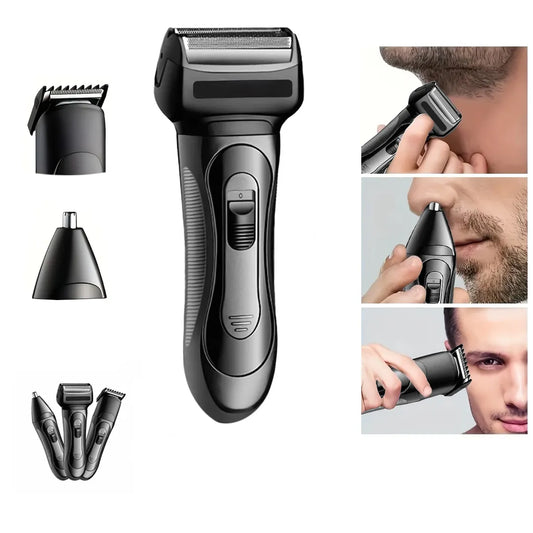 KIT MAQUINA DE AFEITAR 3 EN 1